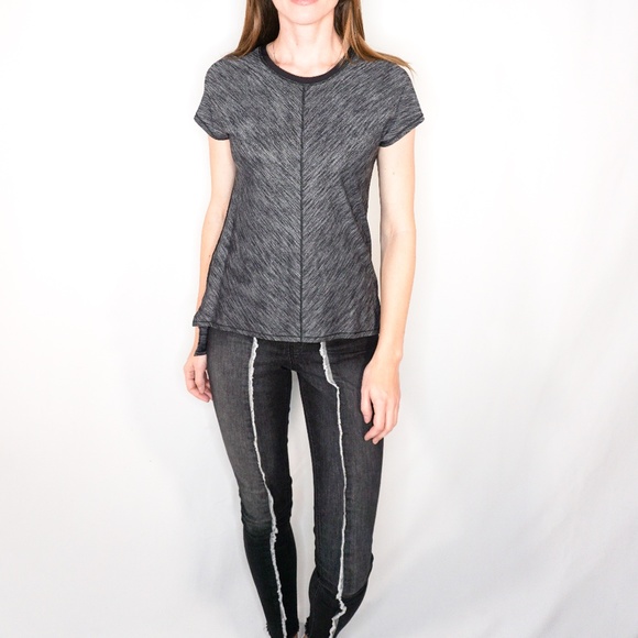LULULEMON Dark Heather Grey Tech Tee Short Sleeve - Picture 1 of 8